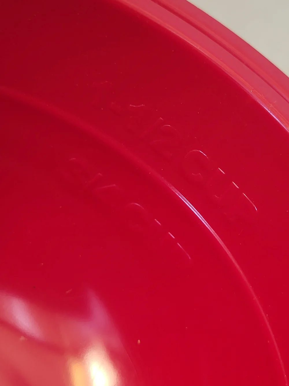 5pc Red Melamine Nesting Measuring Cup Set 1/8-2 Cup